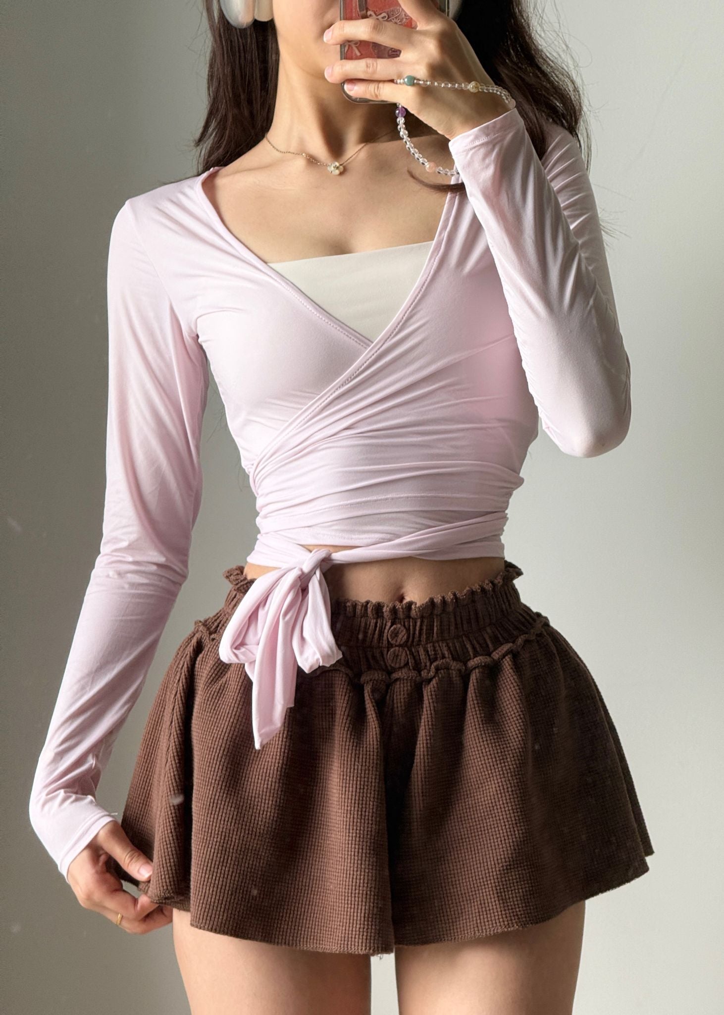 Jena Wrap Top - Pretty Little Fit