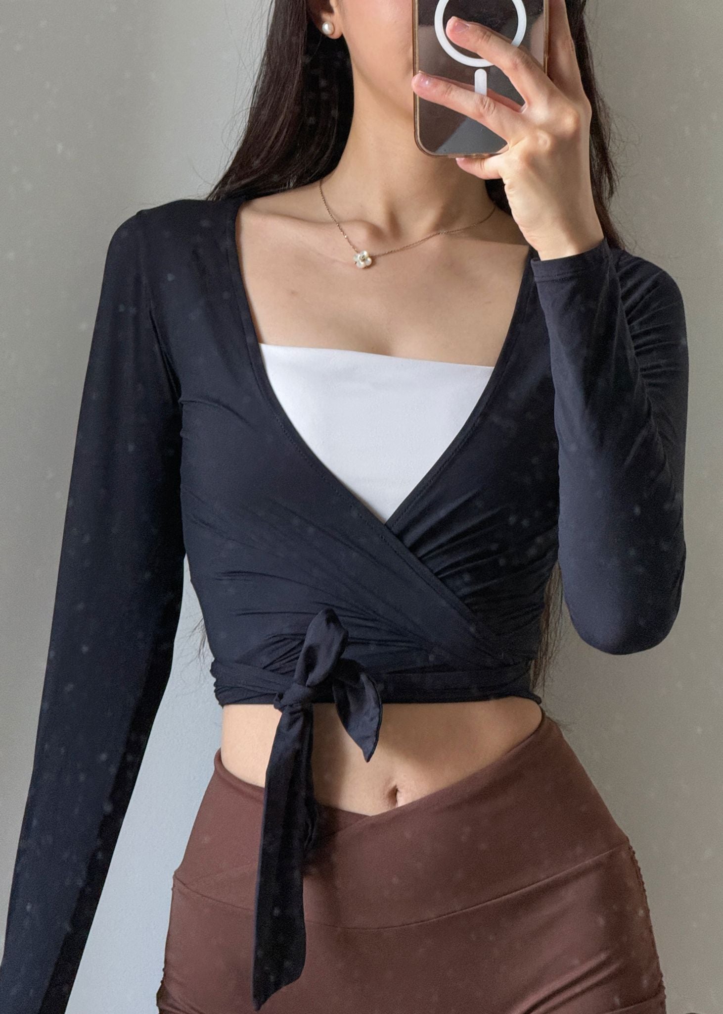 Jena Wrap Top - Pretty Little Fit