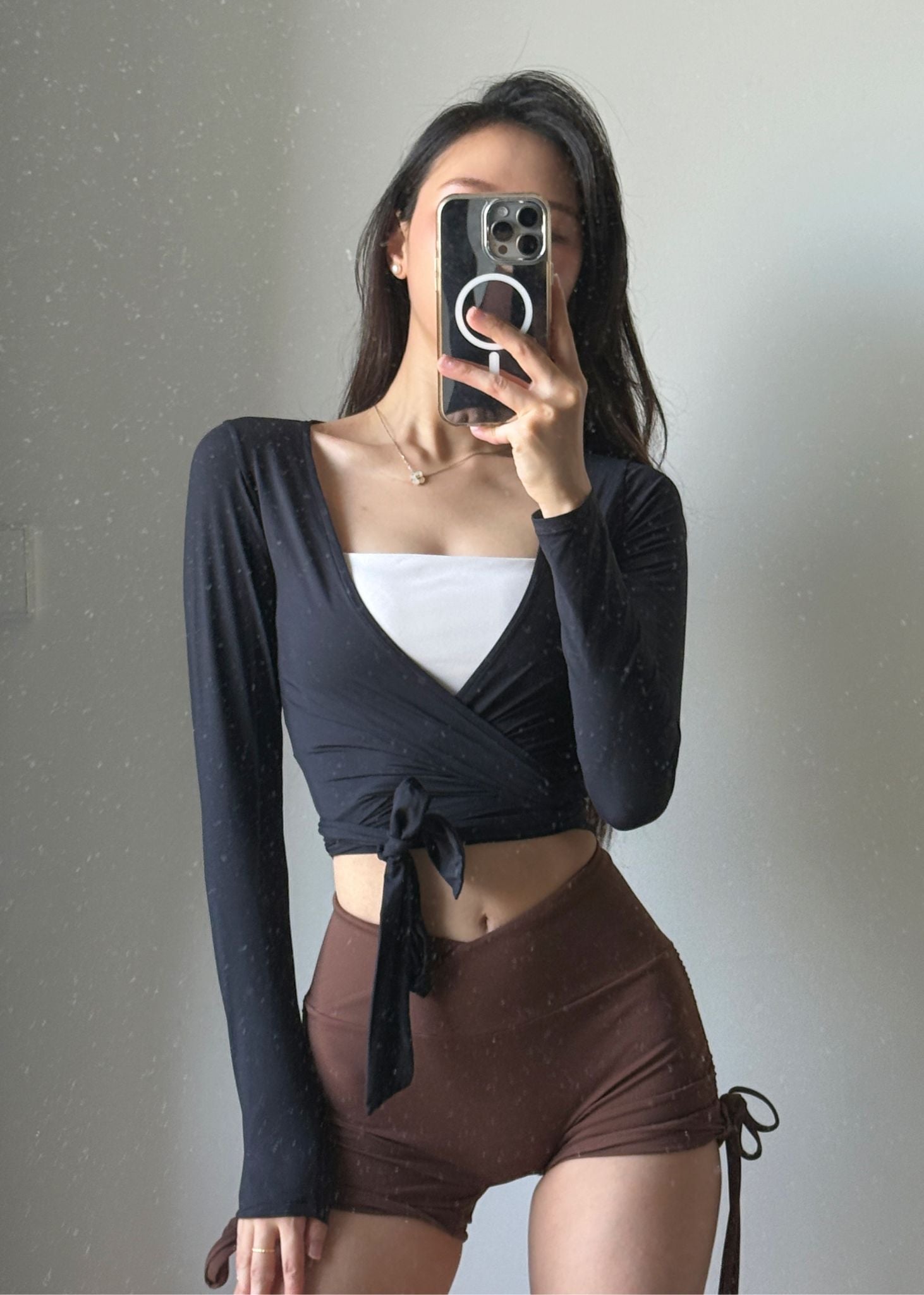 Jena Wrap Top - Pretty Little Fit